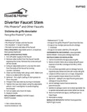 Diverter Faucet Stem