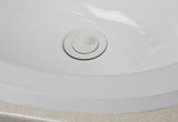 Vanity Sink Drain Assembly, Bone Finish