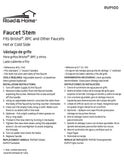 Faucet Stem, Fits Bristol®, BPC and Other Faucets